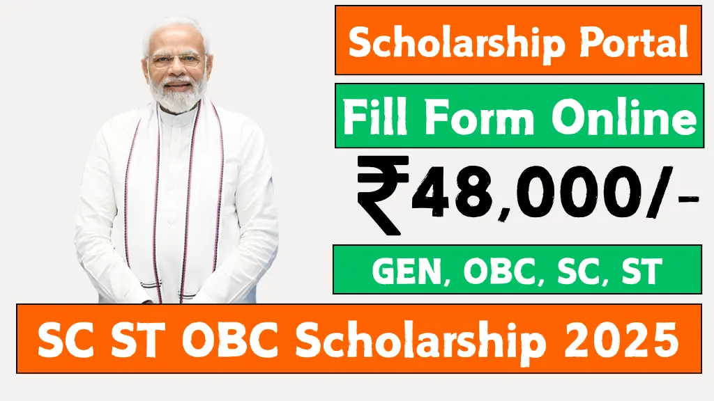 SC ST OBC Scholarship 2025